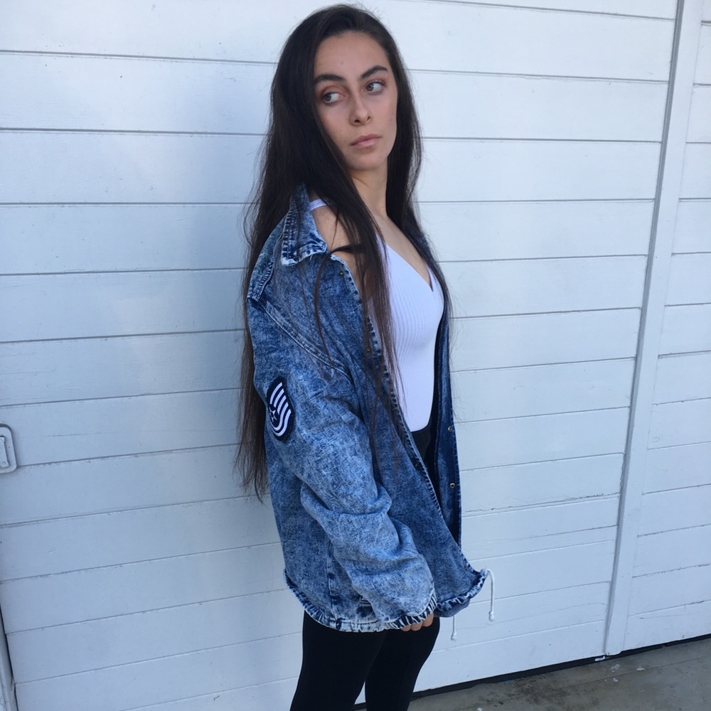 Denim/jean jacket with patches